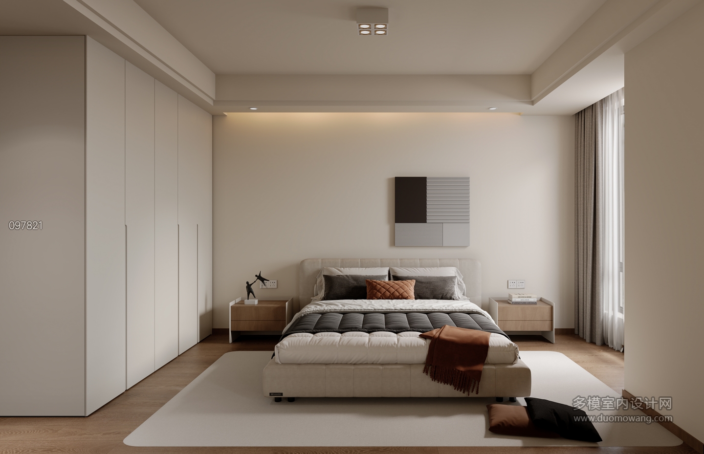 现代 卧室静态