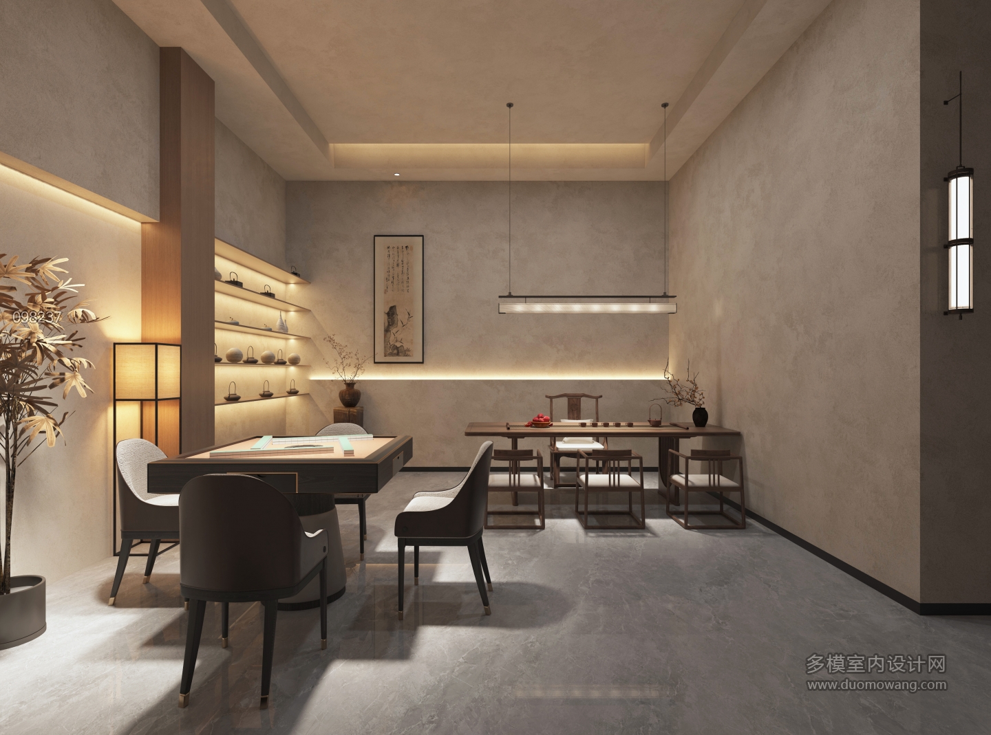 新中式小茶室单张_