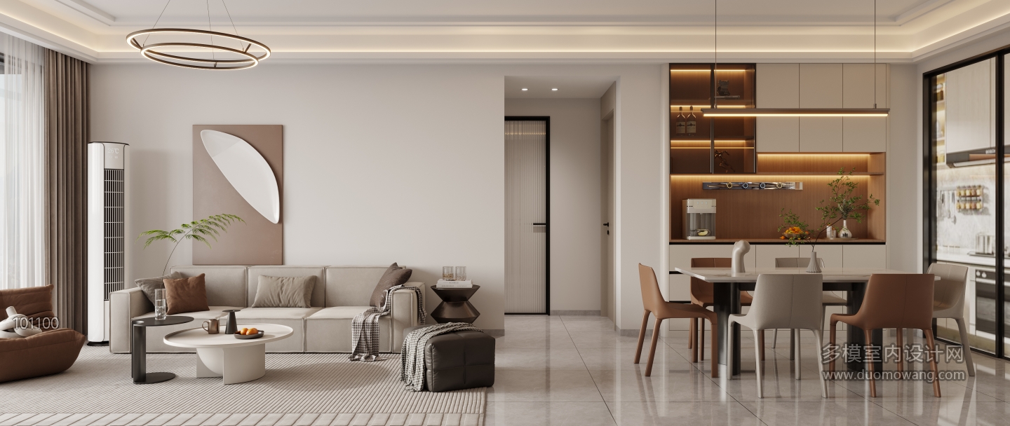 现代客餐厅特写B