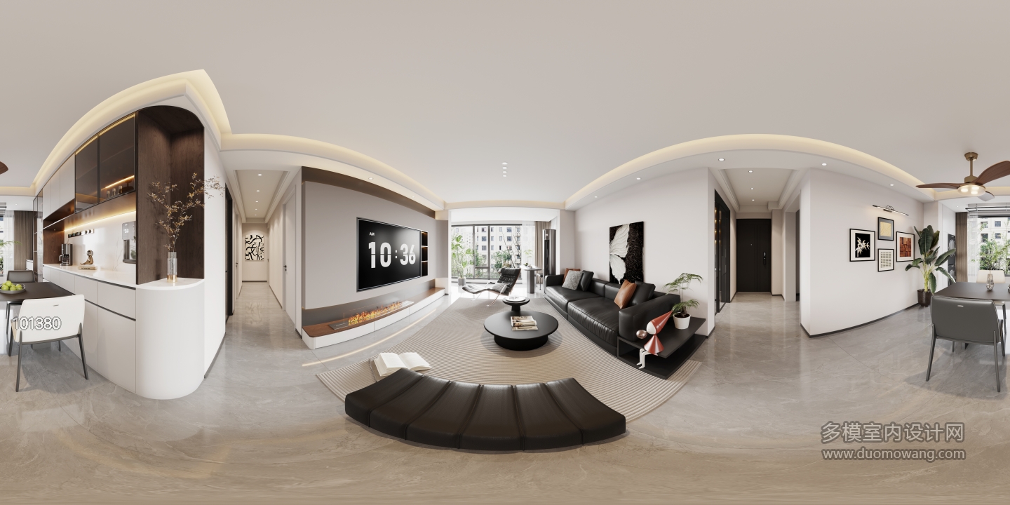 1现代客餐厅全景