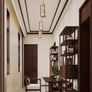 新中式-茶室特写