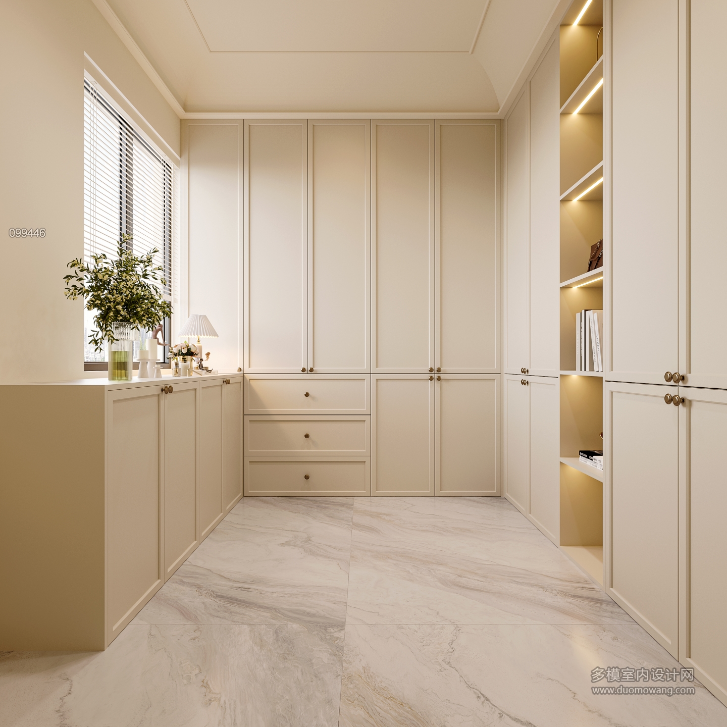 法式入户衣帽间