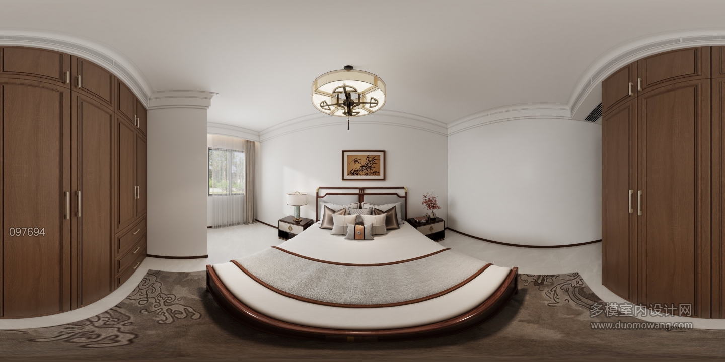 新中式二楼次卧