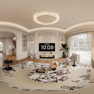 法式客餐厅全景