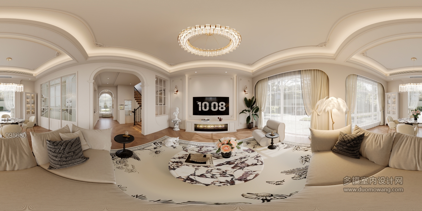 法式客餐厅全景