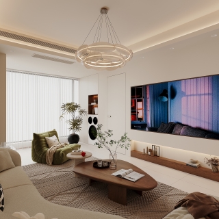 现代客厅单张一