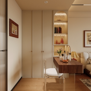 奶油中古 _主卧梳妆台静态