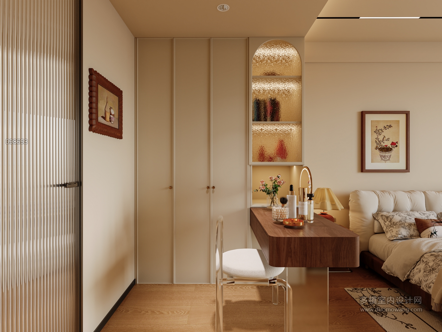 奶油中古 _主卧梳妆台静态