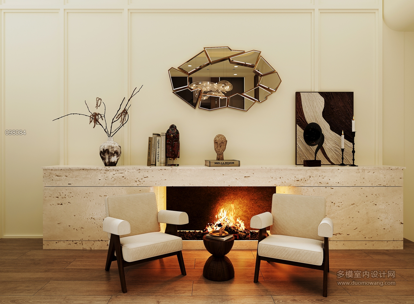 现代会客厅单张三