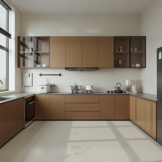 现代一楼 厨房 单张