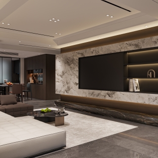 现代客餐厅单张