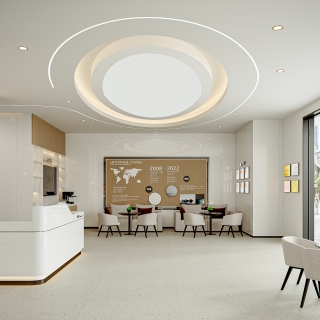 现代牙科诊所大厅1