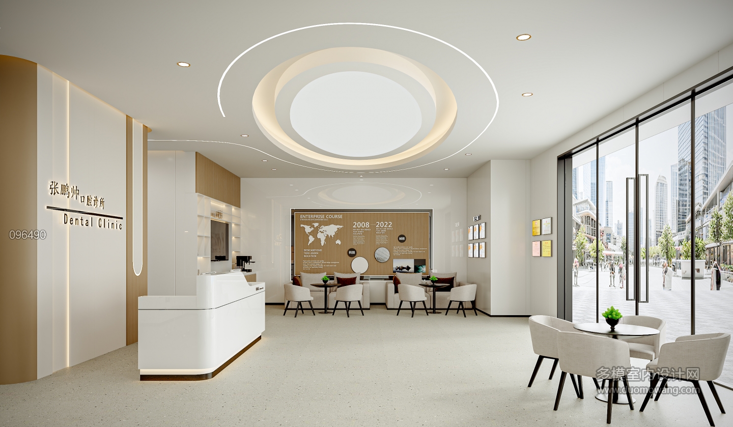 现代牙科诊所大厅1