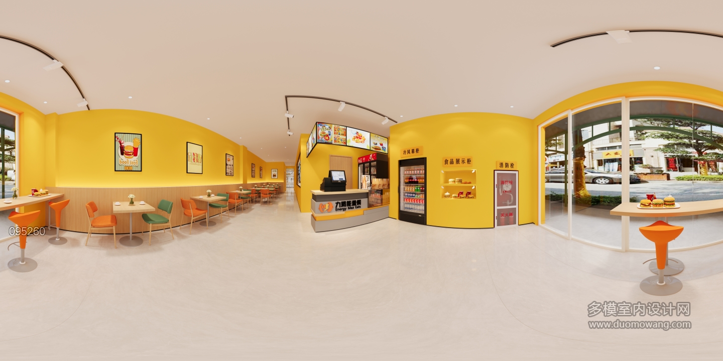 汉堡店全景1