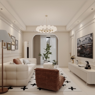 法式-客厅特写
