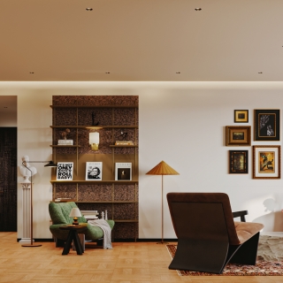 老钱风客厅特写