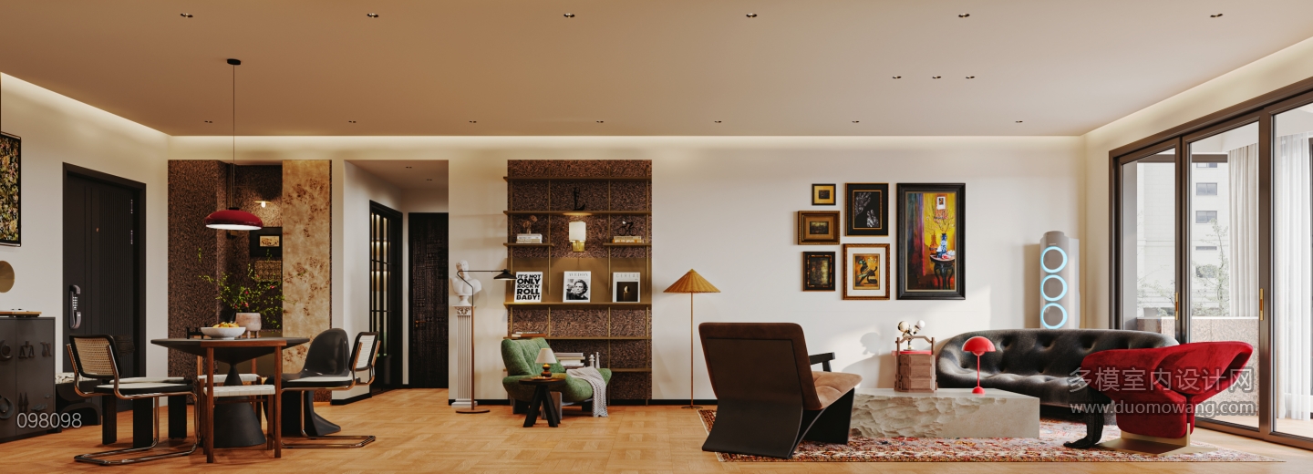 老钱风客厅特写