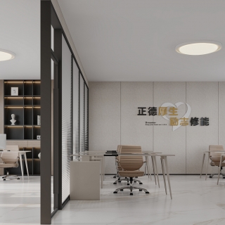 现代办公室特写