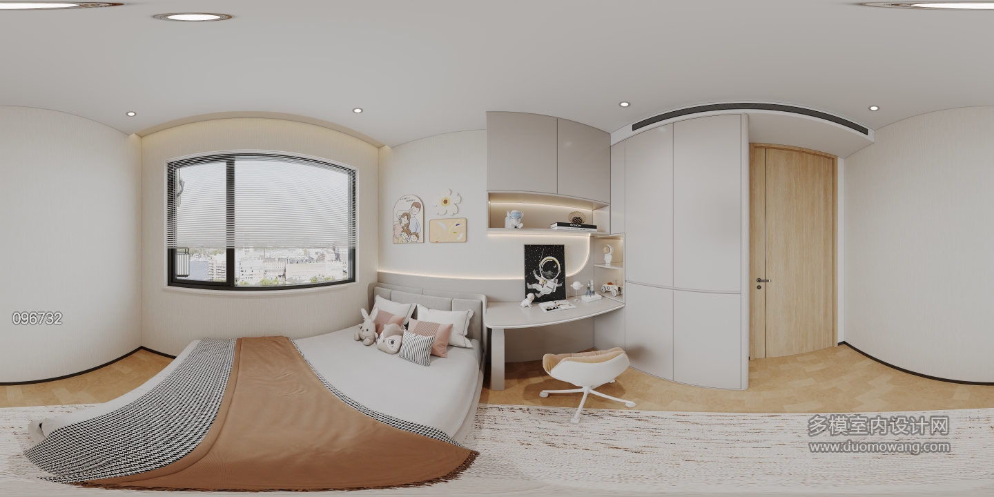 次卧3全景