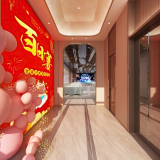 现代宴会厅前厅