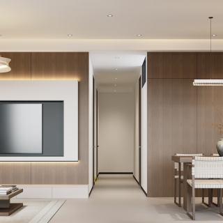 现代客餐厅特写 (1)