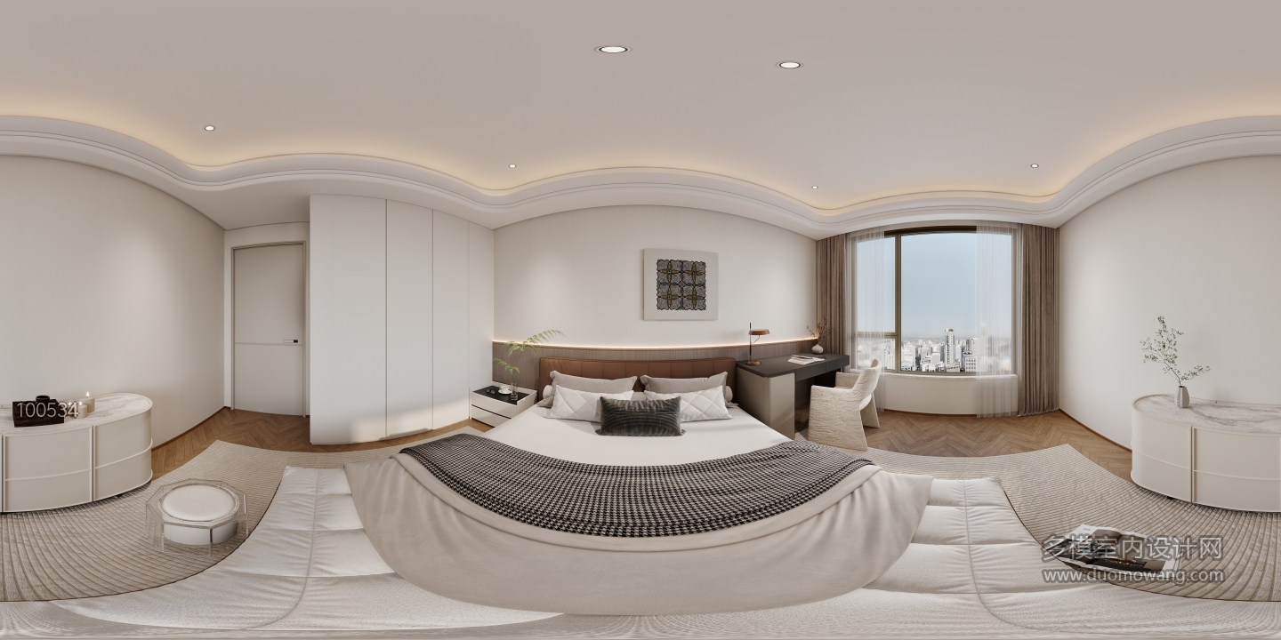 现代轻奢一层卧室