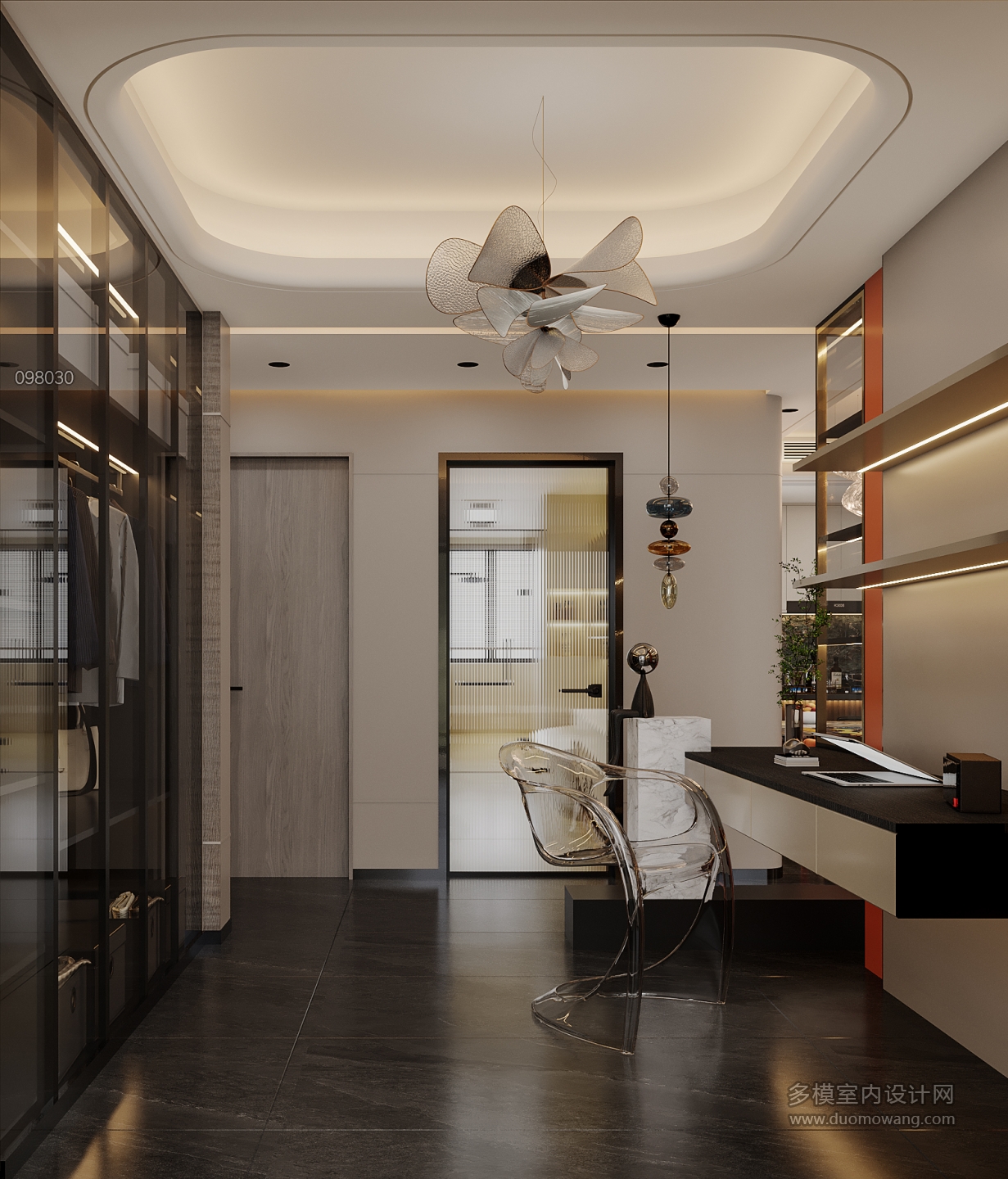 现代-小卧室特写