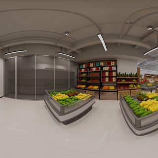 现代 水果店 全景02