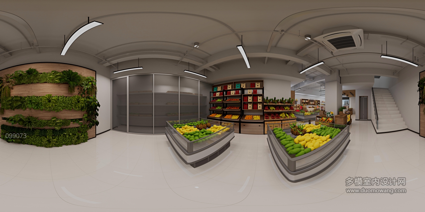 现代 水果店 全景02