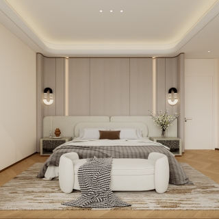 现代二层过道卧室