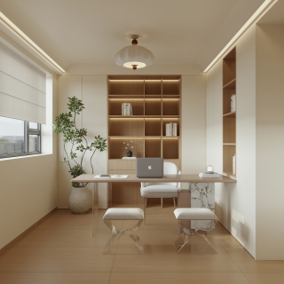 一楼 现代 书房 单张