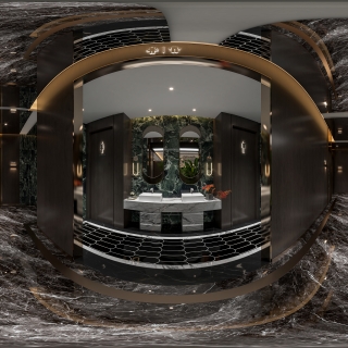 现代卫生间干区360