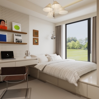 现代女儿房特写