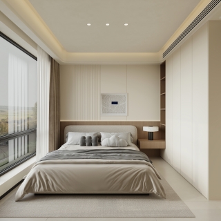现代 主卧 单张1