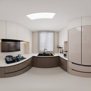 现代-厨房