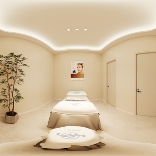 奶油风美容院包间1