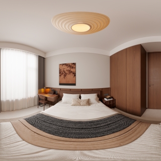 中古风次卧全景