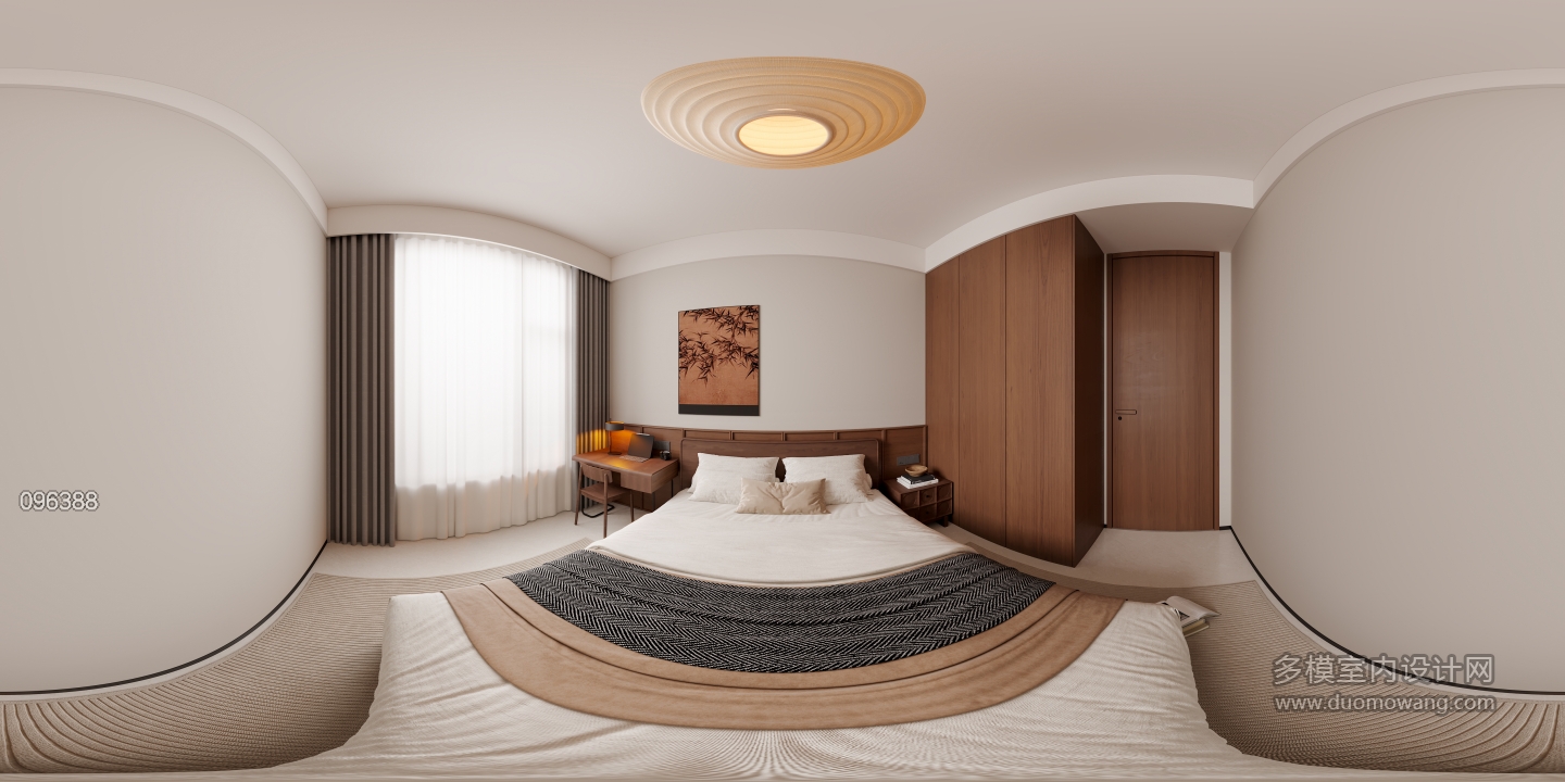 中古风次卧全景