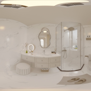 法式卫生间全景