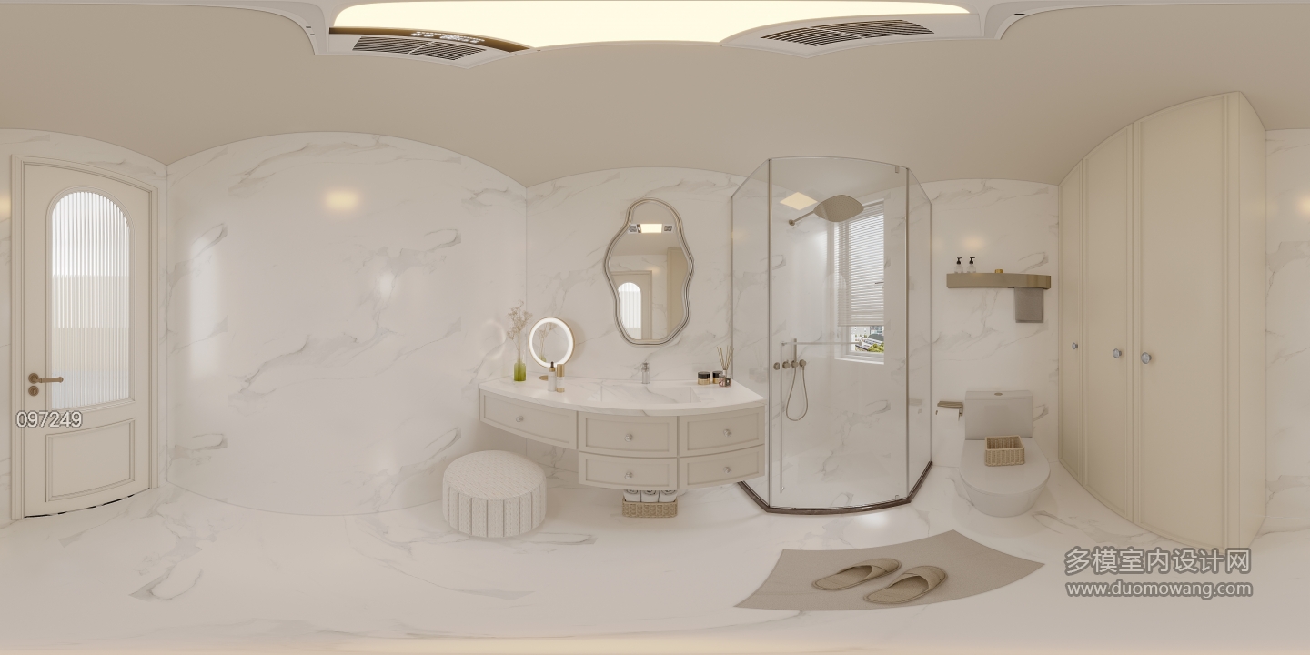 法式卫生间全景