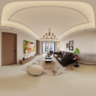 1现代中古风客餐厅