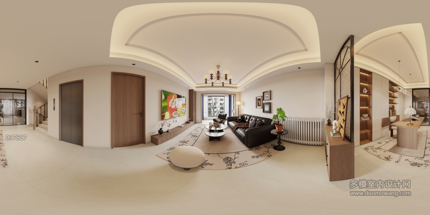 1现代中古风客餐厅