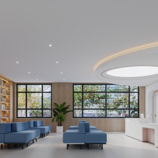 现代 四层 导诊台