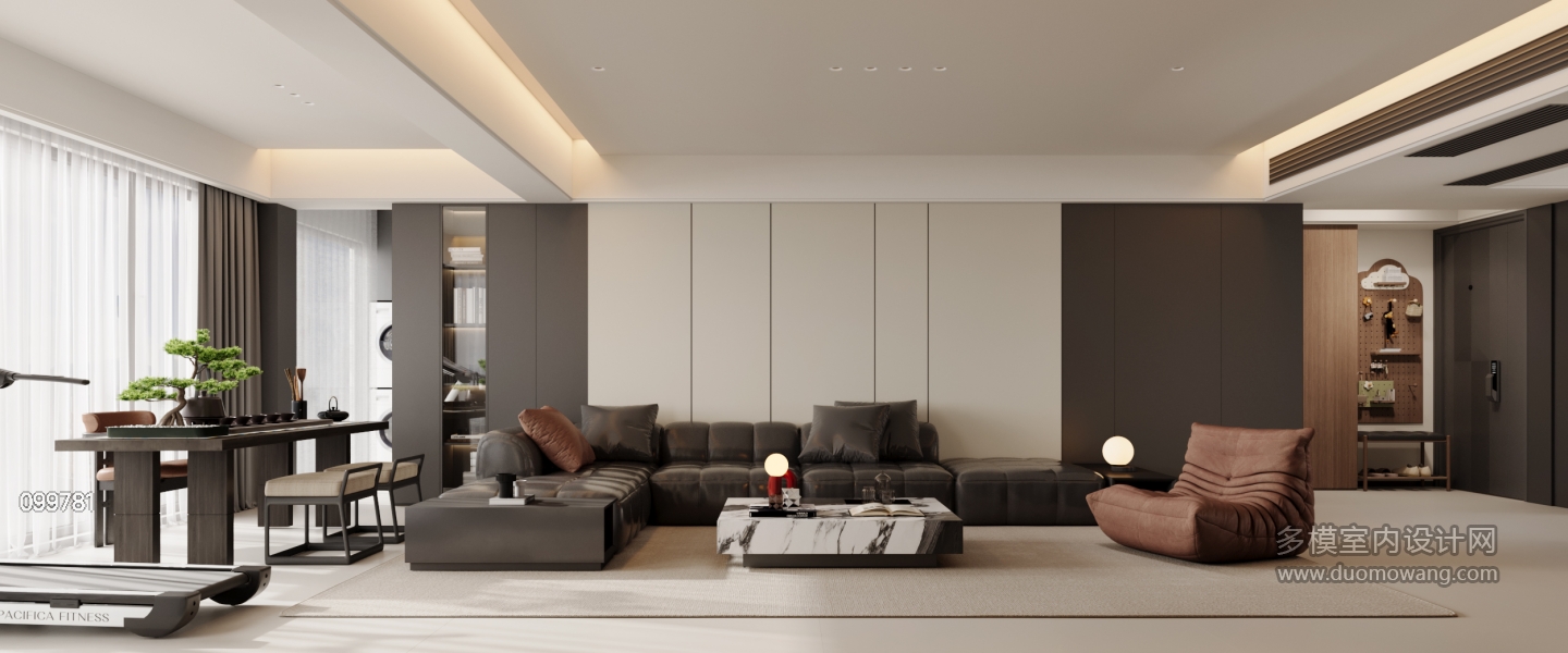 意式极简客厅01