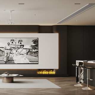 现代-客厅特写2