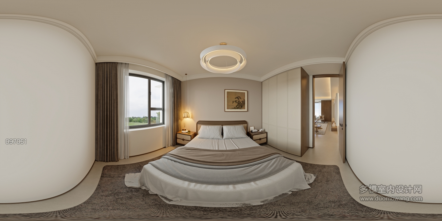 湖光映宋氏美学_客卧室 拷贝