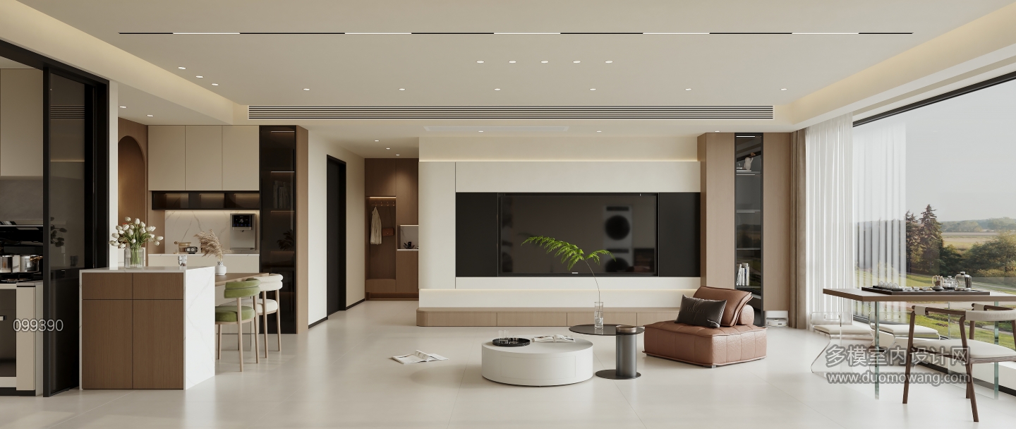 现代 客餐厅 单张2