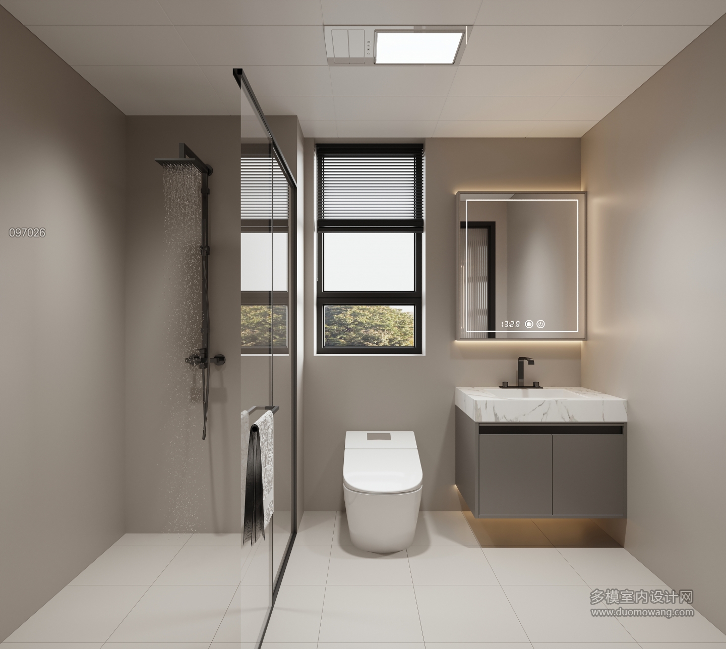 现代 主卫 单张