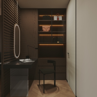 现代主卧梳妆台