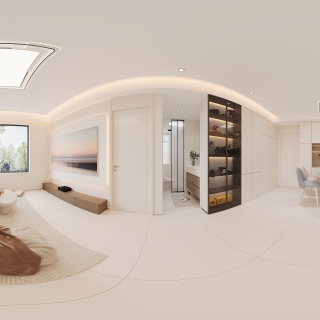 法式客餐厅全景